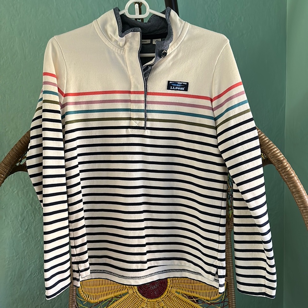 L.L. Bean Quarter-Button Pullover